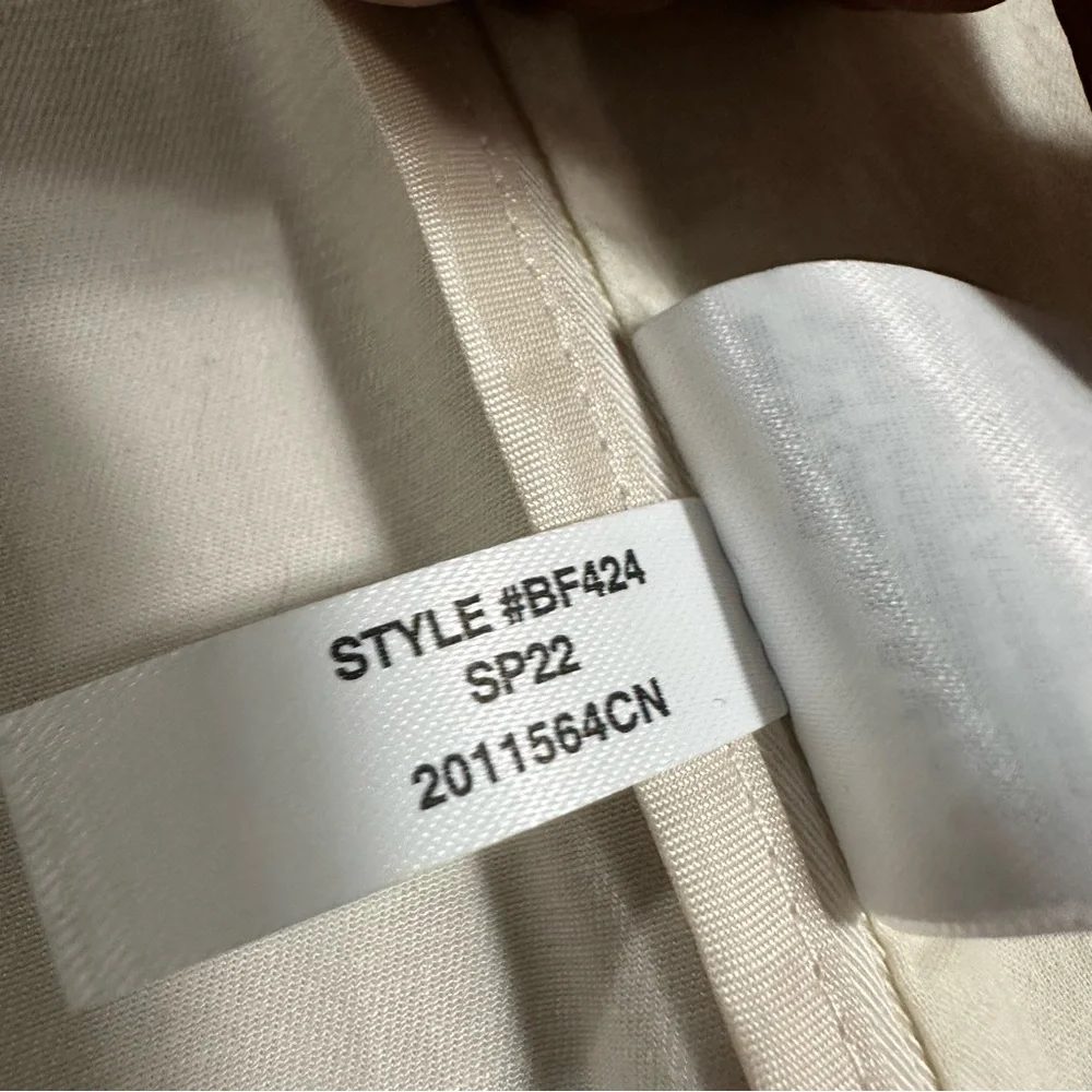 J.Crew Double Breasted Alfie Blazer lightweight chino cream size 8 new no tag